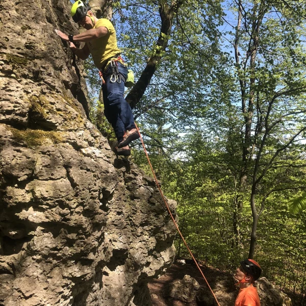 vorstiegskurs-outdoor Vorstiegskurs (Fortgeschrittenenkurs)